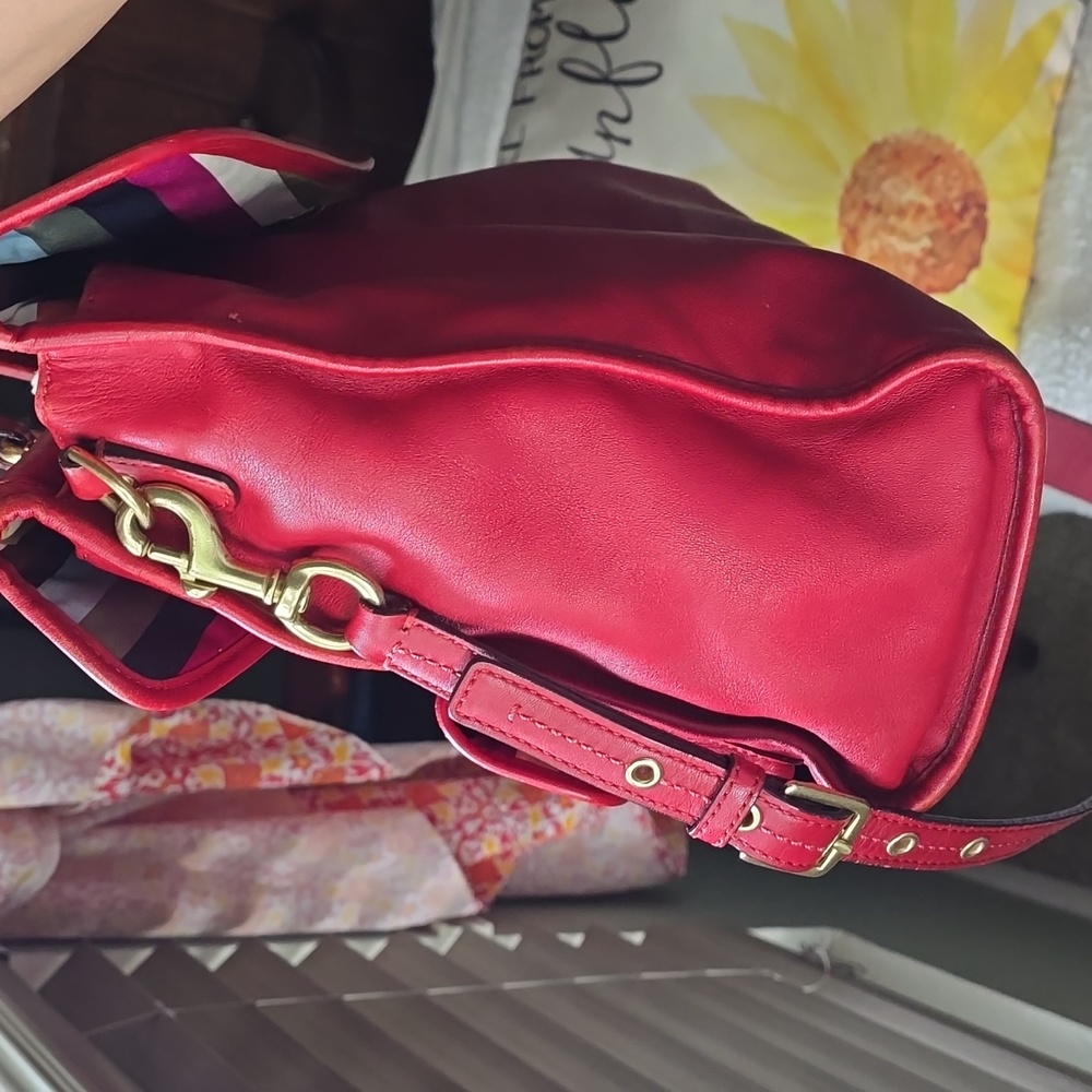 Coach Hamptons RARE Ex Lrg Bag with Anniversary Lining Creed Breifcase 12980 - Picture 8 of 16